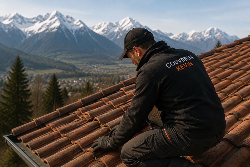 Kévin, artisan couvreur